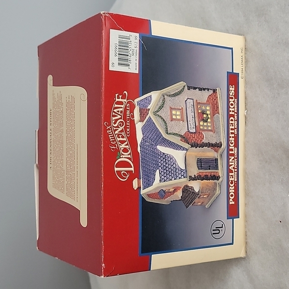 1994 VIntage Lemax Dickensvale Collectibles Porcelain Lighted House 45126 - Picture 1 of 13